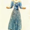 Duża figura drewniana, Św.Barbara (?), XIX w., Śląsk - obrazek 7