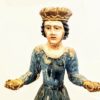 Duża figura drewniana, Św.Barbara (?), XIX w., Śląsk