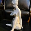 Porcelanowa figura kobiety - akt , art deco, Austria - obrazek 5