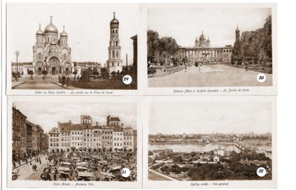Reprodukcje zdjęć starej Warszawy 1900. Przegląd.