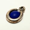 Srebrny wisior z dużym kamieniem lapis lazuli