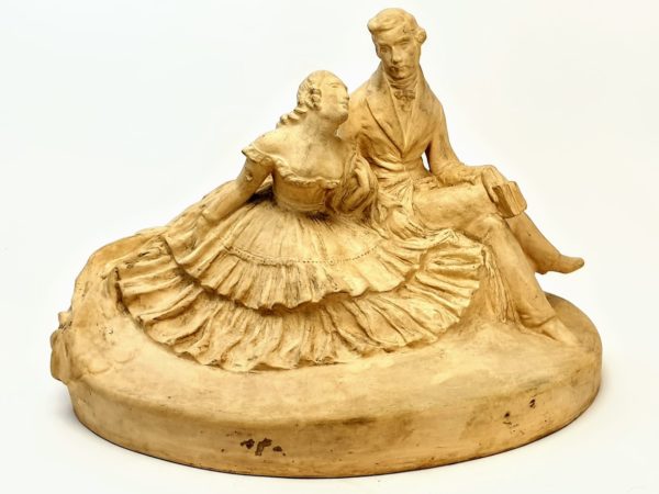 Figura zakochanej pary, biskwit