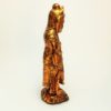 Figura z drewna pozłacanego, Chiny, XIX w. - obrazek 6