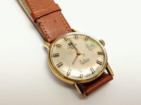 Zegarek męski, szwajcarski - Tissot, lata 60. XX w. - obrazek 3