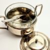 Cukiernica metalowa ze szklanym wkładem - obrazek 5
