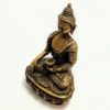 Budda z mosiądzu, Chiny, XIX/XX w. - obrazek 2