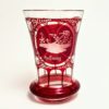 Szklanka dewocyjna, Biedermeier, Bohemia, XIX w.