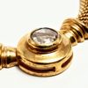 Złota kolia z brylantem, złoto 14k, Włochy. - obrazek 2