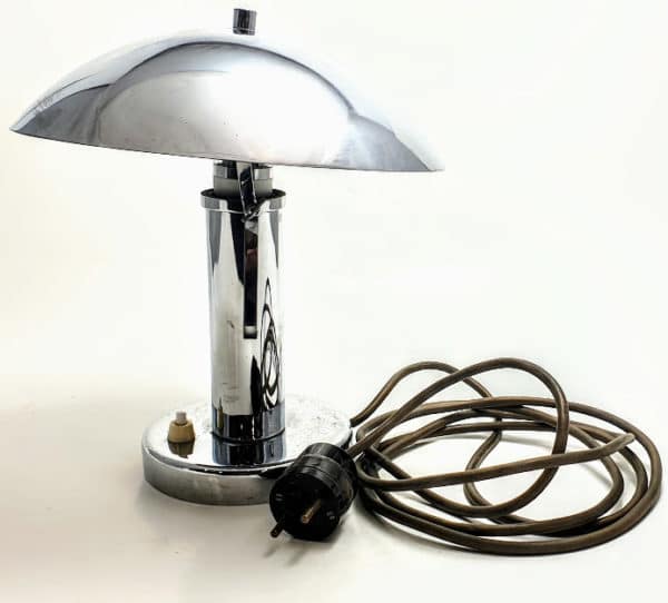 Lampa biurkowa chromowana - obrazek 5