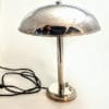 Modernistyczna lampa niklowana, lata 70. XX w.