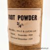 Oryginalny FOOT POWDER, XII 1939, Armia Brytyjska. - obrazek 3