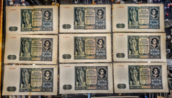 Banknot Polski 50 złotych "Krakowskie" z 1941 Generalna Gubernia - obrazek 3