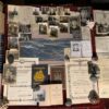 Pamiątki po marynarzu Uboota Kriegsmarine z okresu II wojny światowej. Zostały fragmenty zbioru.