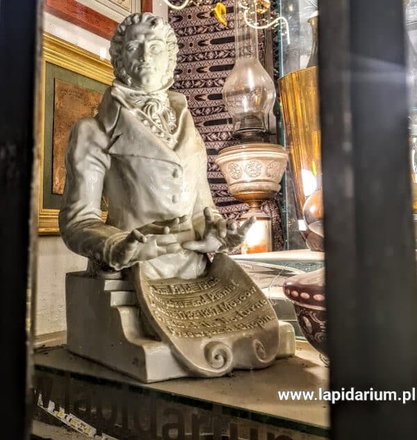 Duża figura ceramiczna -John Field - praca Władimira Bielakina wykonana w 10 egz. w 1974 r. - obrazek 2