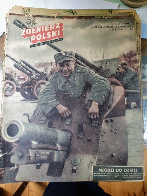 Wczesne egzemplarze czasopisma Żołnierz Polski  lata 50 te XX w. Polska - obrazek 6
