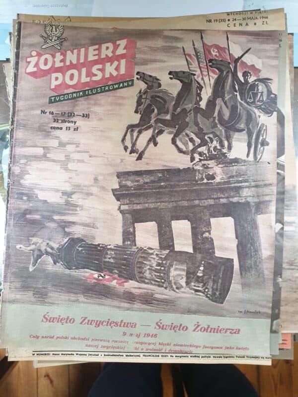 Wczesne egzemplarze czasopisma Żołnierz Polski  lata 50 te XX w. Polska - obrazek 3