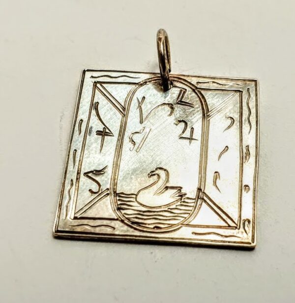 Srebrny amulet z kolekcji Pracowni Mistrza Kilińskiego  na zamówienie . - obrazek 7
