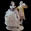 Figurka porcelanowa, Tańcząca para, Niemcy Ip. XX w