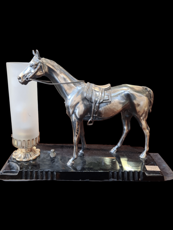 Lampa z koniem  Ip. XX w. USA