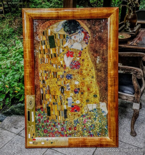 Reprodukcja muzealna 1:1 Gustaw Klimt "Pocałunek"  XX w.
