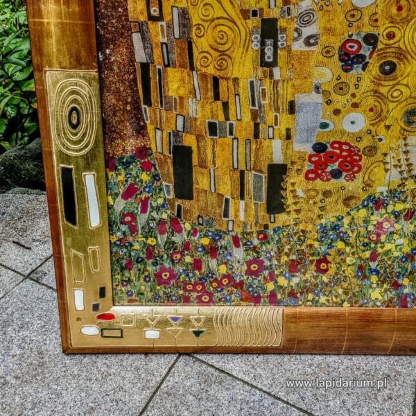 Reprodukcja muzealna 1:1 Gustaw Klimt "Pocałunek"  XX w. - obrazek 3
