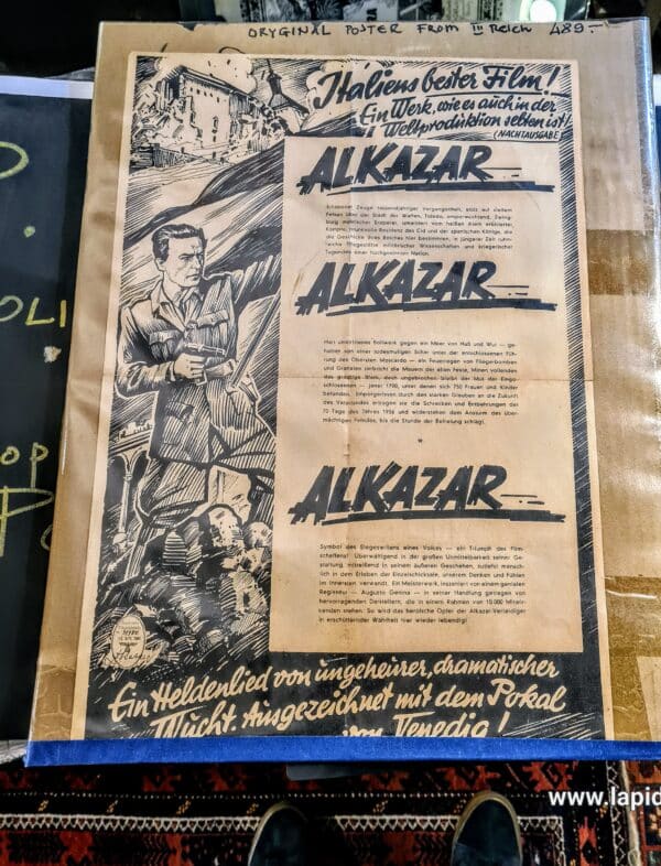 Oryginalny Plakat Propagandowy III Rzeszy - Alkazar (1936) - Film Historyczny - obrazek 5