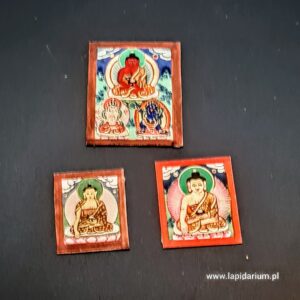 Niewielki obrazki z tematyka buddyjską , XX w Mongolia