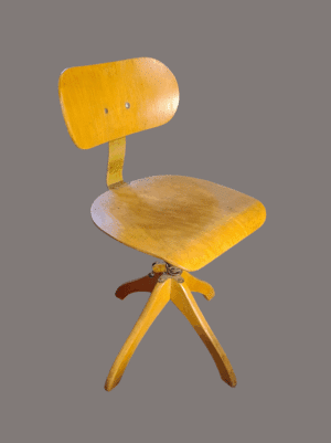 Krzesło industrialne  z niemieckiej fabryki , XX w. N.R.D.