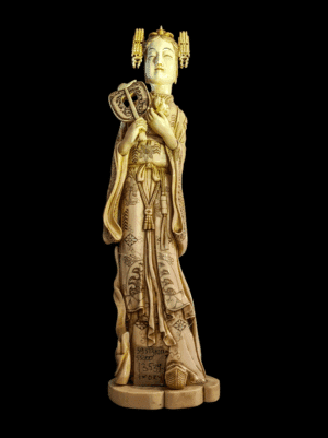 Figura kobiety w tradycyjnym stroju Japonia XIX-XX w.