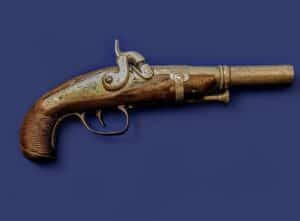 Pistolet kapiszonowy ,Francja XIX w.