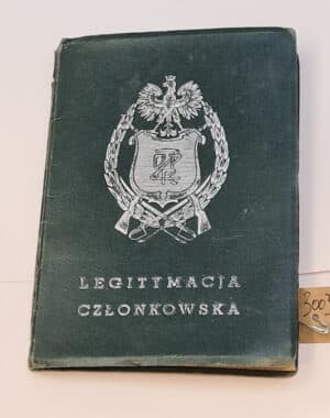 Legitymacja Związku Podoficerów Rezerwy R.P. - oryginalny dokument II RP, pocz. XX w.