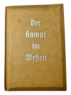 Album fotograficzny Der Kampf im Westen III Rzesza z 100 zdjęciami 3D i przeglądarką stereoskopową