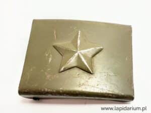 Oryginalna klamra do pasa z czasów wojny w Jugosławii z lat 90. XX wieku