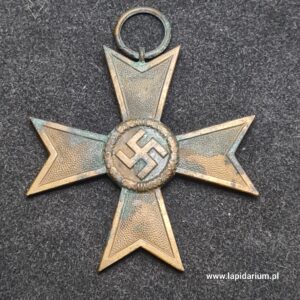 Krzyż Zasługi Wojennej II klasy III Rzeszy - odznaczenie z brązu z swastyką i wieńcem dębowym