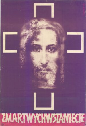 Oryginalny plakat Solidarność Katyń 1980 podpisany przez Wieckowskiego i Jacka Kilińskiego.