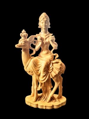 Rzeźba artystyczna w stylu vintage, autorstwa G. Ruggeri, widok z przodu.