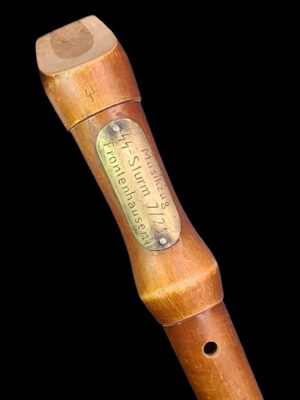 Flet prosty z orkiestry SS z miejscowości Fronthausen - zabytkowy instrument drewniany