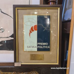 Nagroda Tygodnika Szpilki 1981 - Premio Satira Politica - stylizowana pszczoła Art Deco